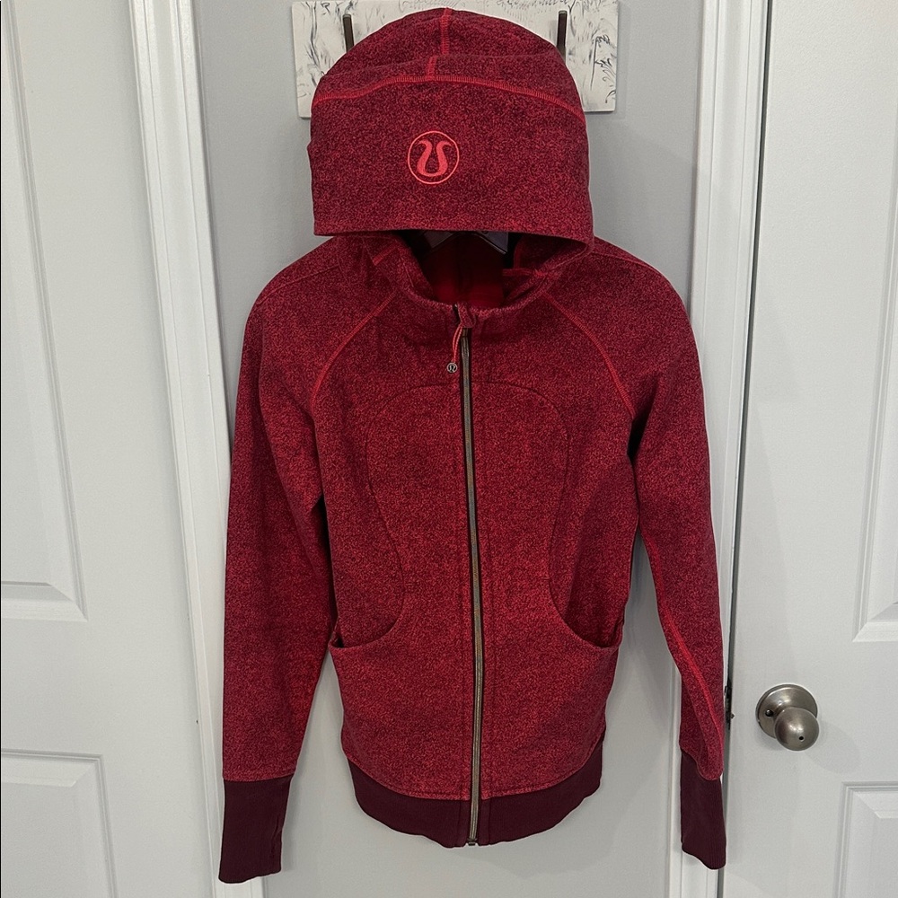 Lululemon Athletica Scuba Hoodie in Red Grape - Picture 2 of 13